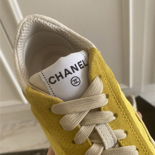 High Quality Luxury Chanel Classic Diamond Suede Sneakers product detail
