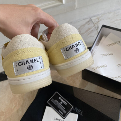 High Quality Luxury Chanel Classic Diamond Suede Sneakers product detail