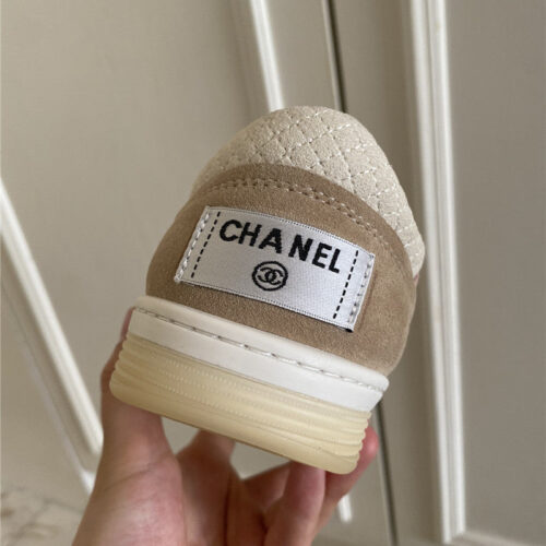 High Quality Luxury Chanel Classic Diamond Suede Sneakers – Style 18886 product detail