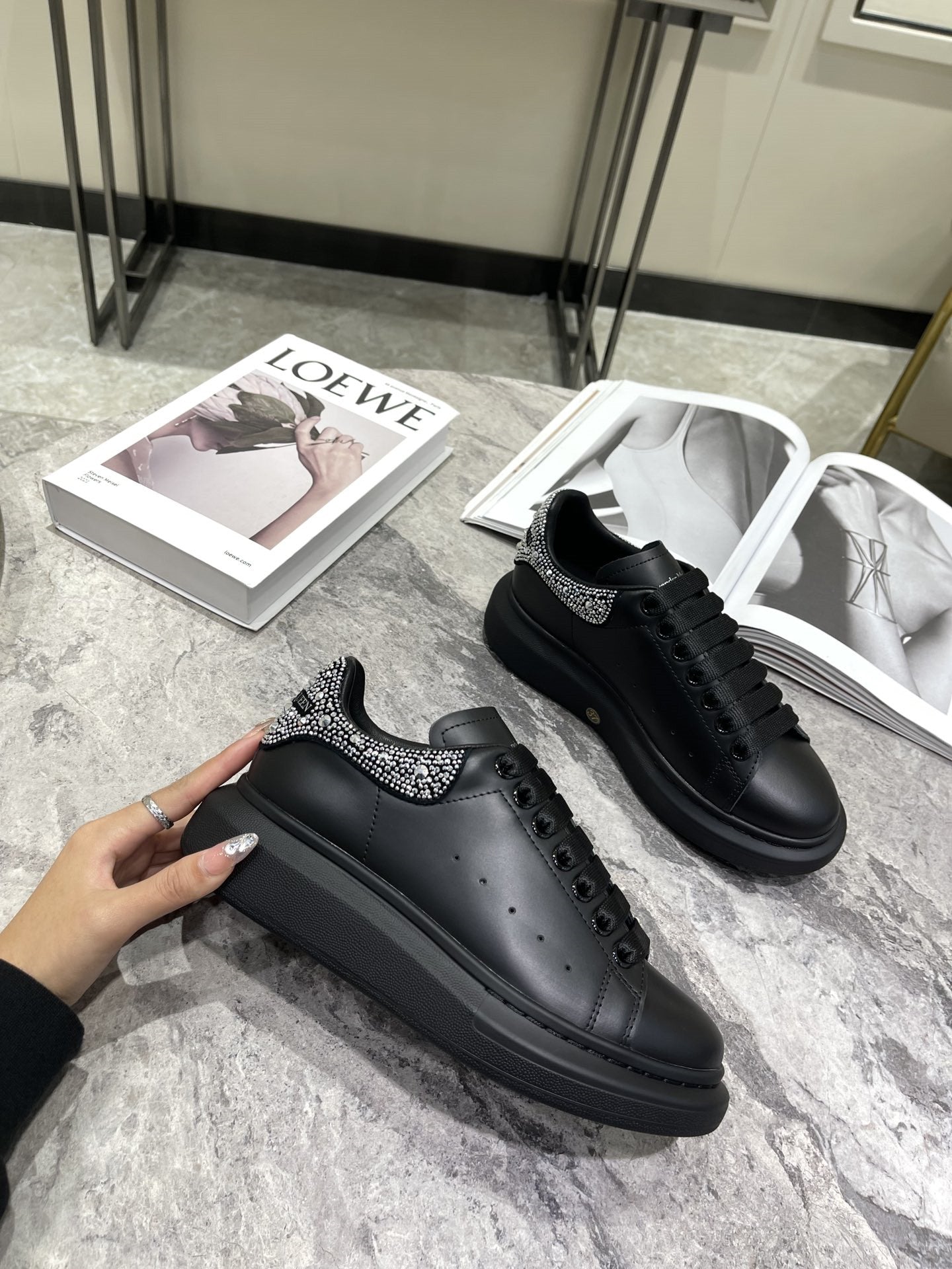 High Quality Luxury Alexander McQueen Couple Sneakers