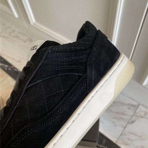 High Quality Luxury Chanel Classic Diamond Suede Sneakers – Style 82726 product detail