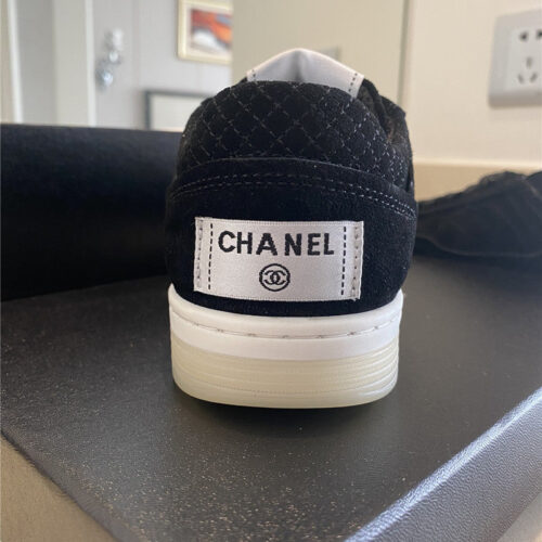 High Quality Luxury Chanel Classic Diamond Suede Sneakers – Style 82726 product detail