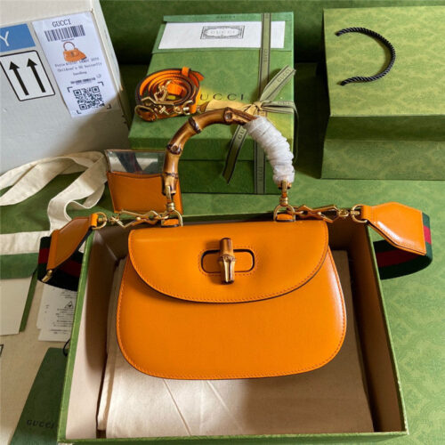 High Quality Luxury Gucci Bamboo 1947 Series Bamboo Small Handbag – Style 03240