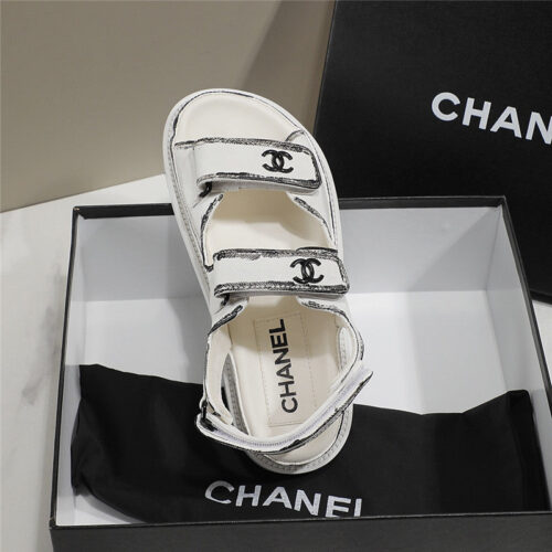High Quality Luxury Chanel Velcro Sandals – Style 61830 product detail