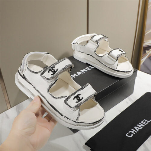 High Quality Luxury Chanel Velcro Sandals – Style 61830 product detail