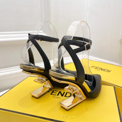 High Quality Luxury Fendi First Leather High-Heel Sandals – Style 67859 product detail