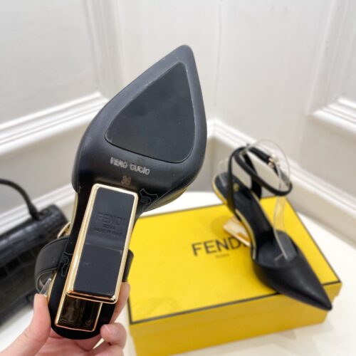 High Quality Luxury Fendi First Leather High-Heel Sandals – Style 67859 product detail