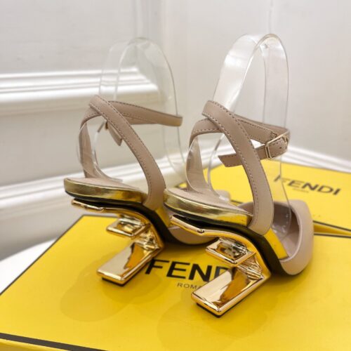 High Quality Luxury Fendi First Leather High-Heel Sandals – Style 21523 product detail