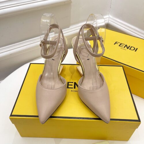 High Quality Luxury Fendi First Leather High-Heel Sandals – Style 21523 product detail
