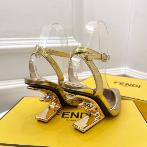High Quality Luxury Fendi First Leather High-Heel Sandals – Style 50899 product detail