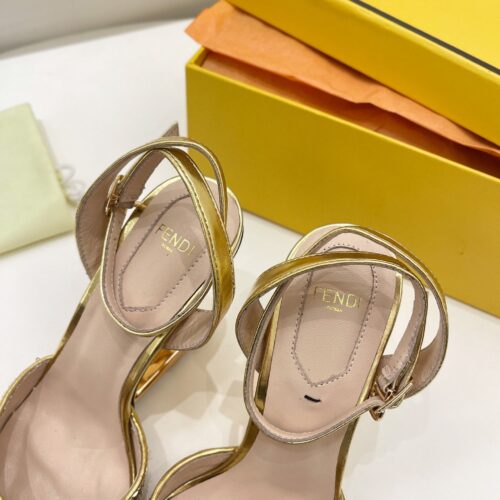 High Quality Luxury Fendi First Leather High-Heel Sandals – Style 50899 product detail