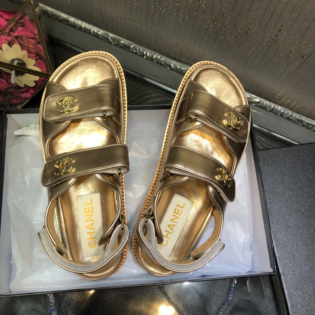 High Quality Luxury Chanel Platform Beach Sandals product detail