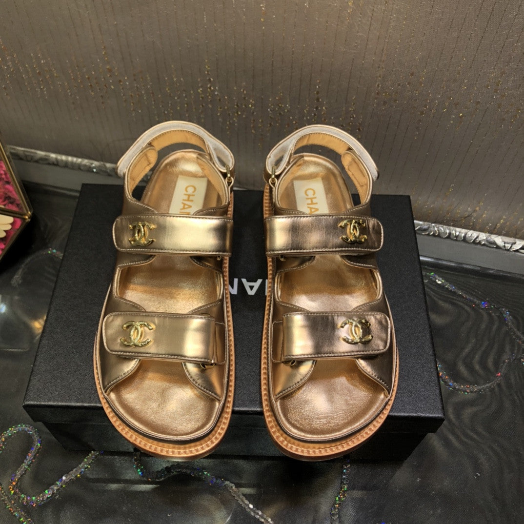 High Quality Luxury Chanel Platform Beach Sandals product detail