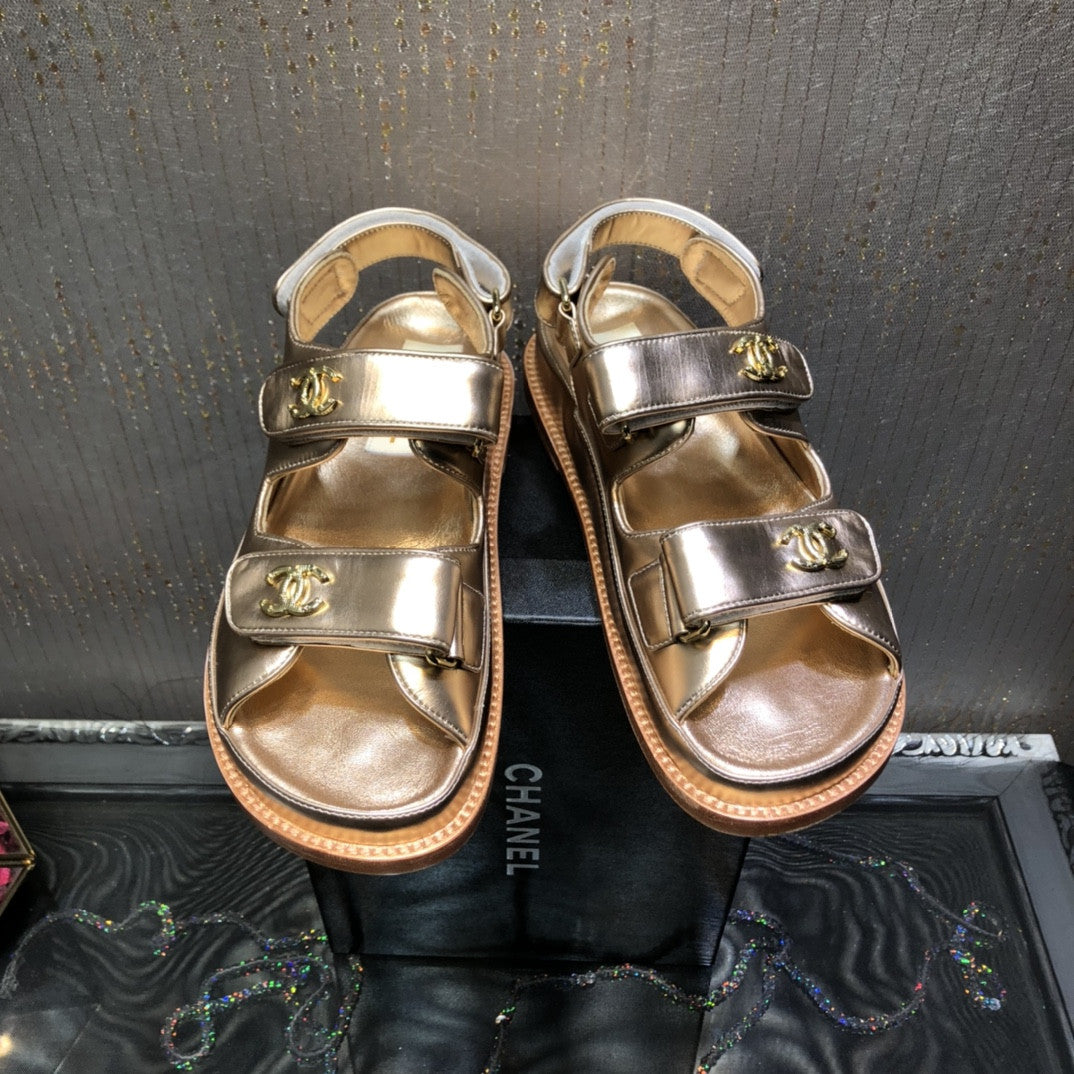 High Quality Luxury Chanel Platform Beach Sandals product detail