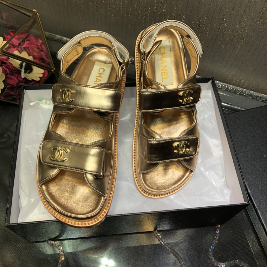 High Quality Luxury Chanel Platform Beach Sandals product detail