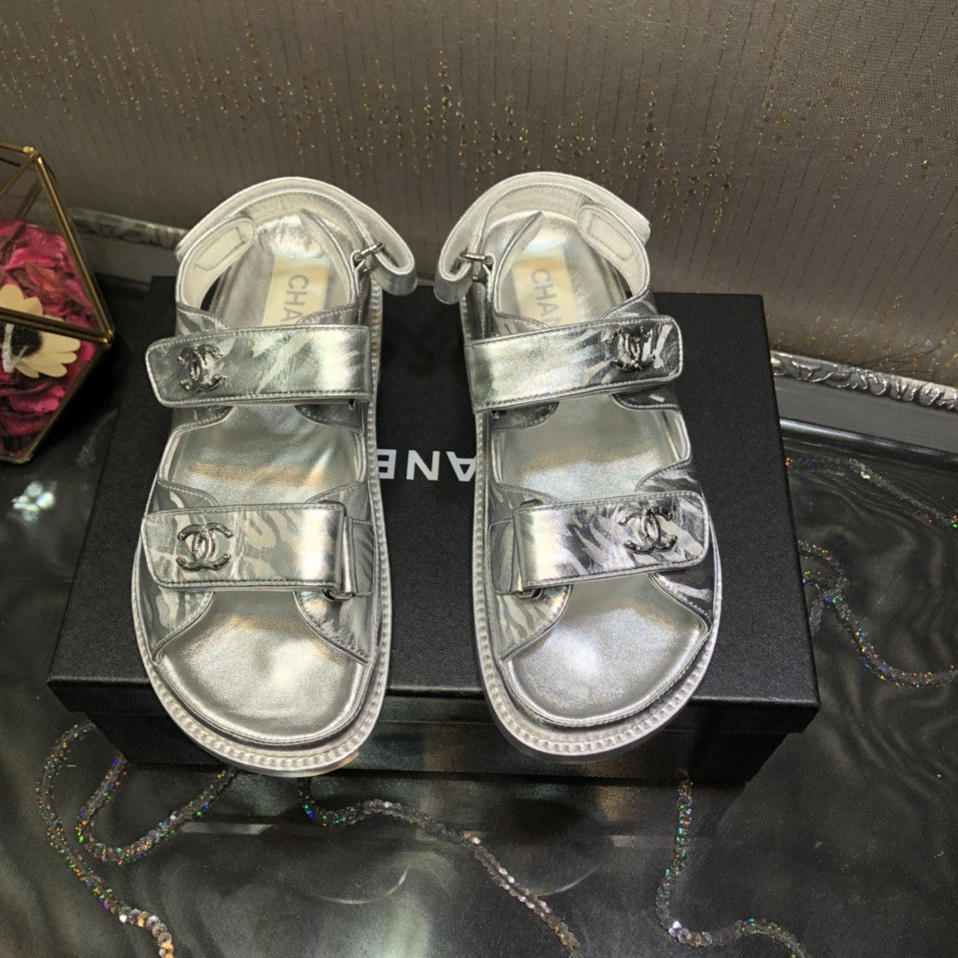 High Quality Luxury Chanel Platform Beach Sandals – Style 93734 product detail