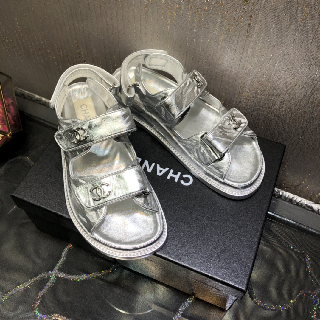 High Quality Luxury Chanel Platform Beach Sandals – Style 93734 product detail