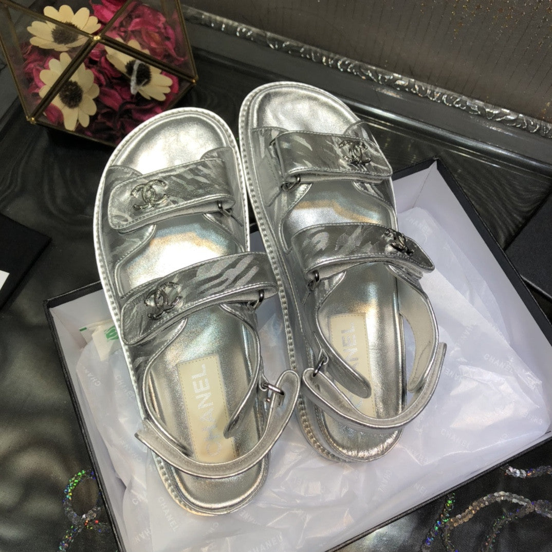 High Quality Luxury Chanel Platform Beach Sandals – Style 93734 product detail