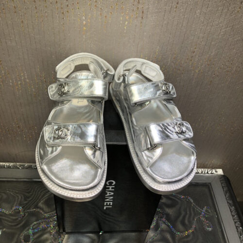 High Quality Luxury Chanel Platform Beach Sandals – Style 93734 alternate view