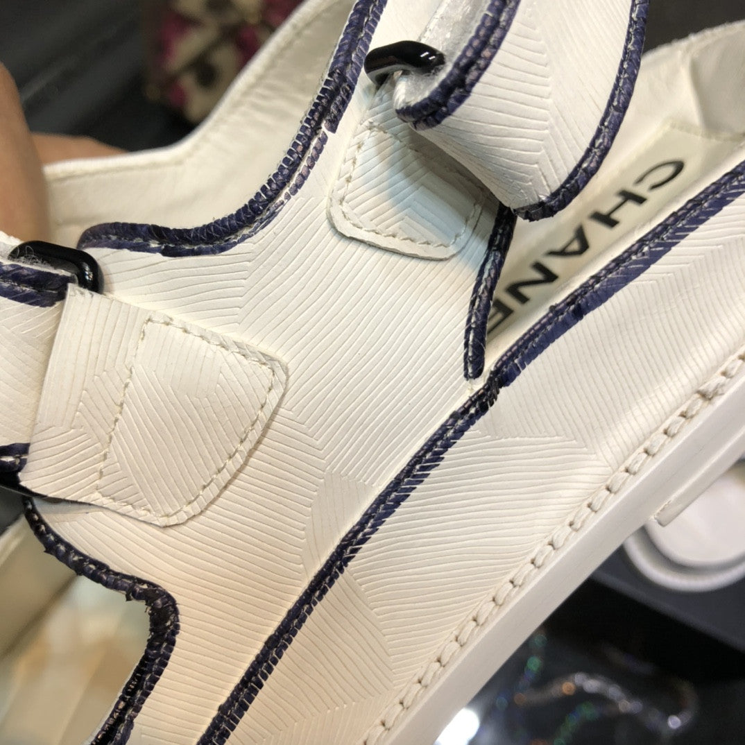 High Quality Luxury Chanel Platform Beach Sandals – Style 24806 product detail