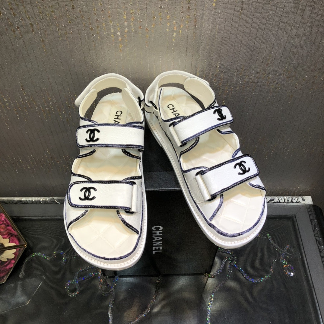 High Quality Luxury Chanel Platform Beach Sandals – Style 24806 product detail