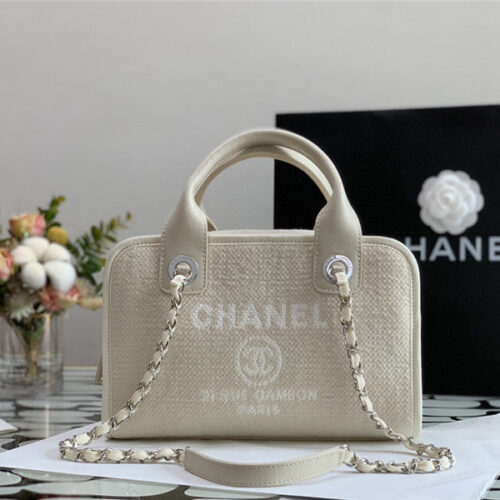 High Quality Luxury Chanel Bowling Bag Pillow Bag – Style 47061 alternate view