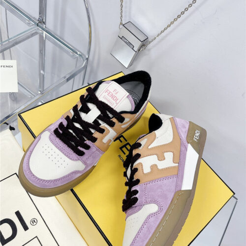 High Quality Luxury Fendi Match Basketball Sneakers – Style 70067 alternate view