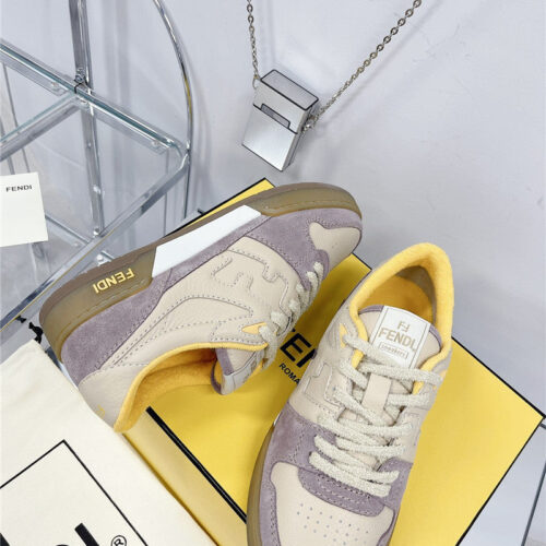 High Quality Luxury Fendi Match Basketball Sneakers – Style 61587 alternate view