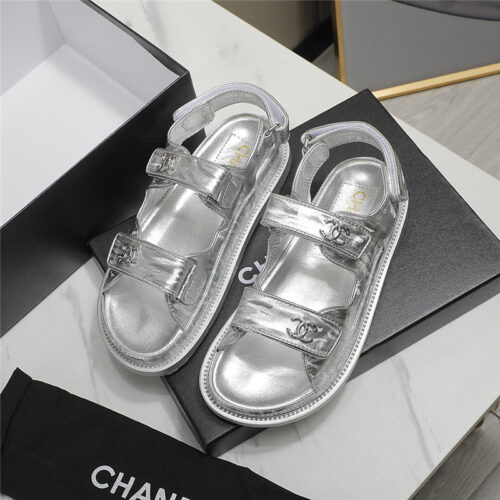High Quality Luxury Chanel Velcro Sandals – Style 60134 product detail