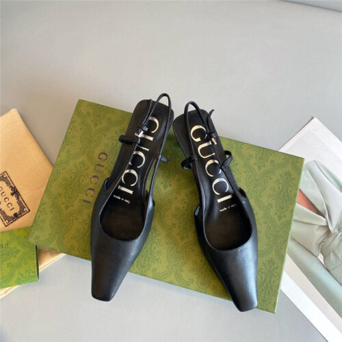 High Quality Luxury Gucci Heel Sandals – Style 40467 alternate view