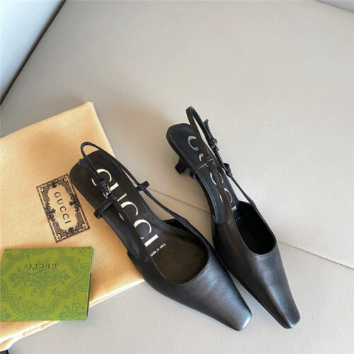 High Quality Luxury Gucci Heel Sandals – Style 40467 product detail