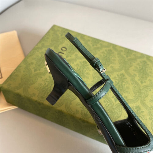 High Quality Luxury Gucci Heel Sandals – Style 02611 product detail