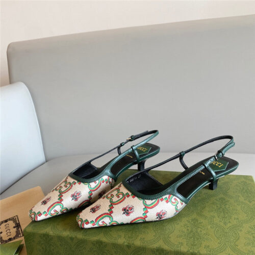 High Quality Luxury Gucci Heel Sandals – Style 02611