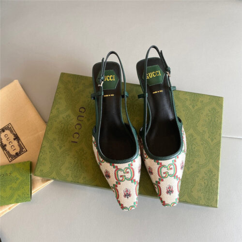 High Quality Luxury Gucci Heel Sandals – Style 02611 product detail