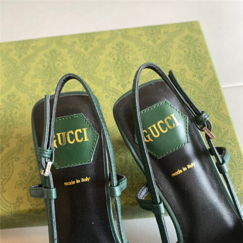 High Quality Luxury Gucci Heel Sandals – Style 02611 product detail