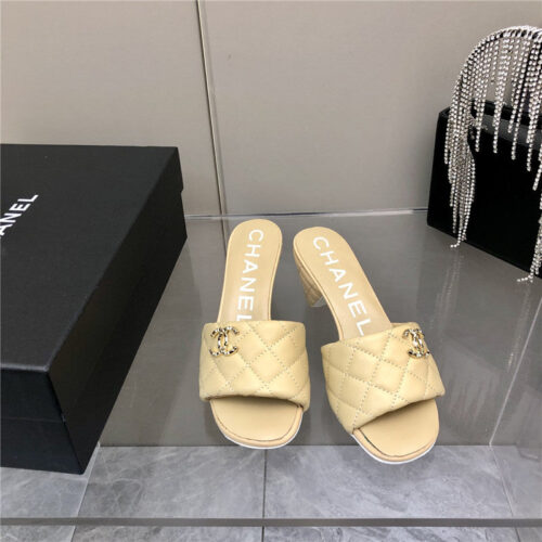 High Quality Luxury Chanel Classic C Buckle Slippers – Style 26342 alternate view
