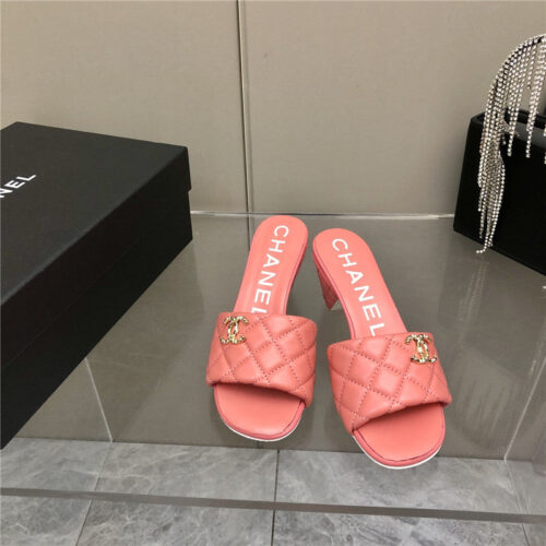 High Quality Luxury Chanel Classic C Buckle Slippers – Style 62502 alternate view
