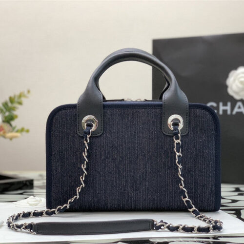 High Quality Luxury Chanel Bowling Bag Pillow Bag – Style 47059 alternate view