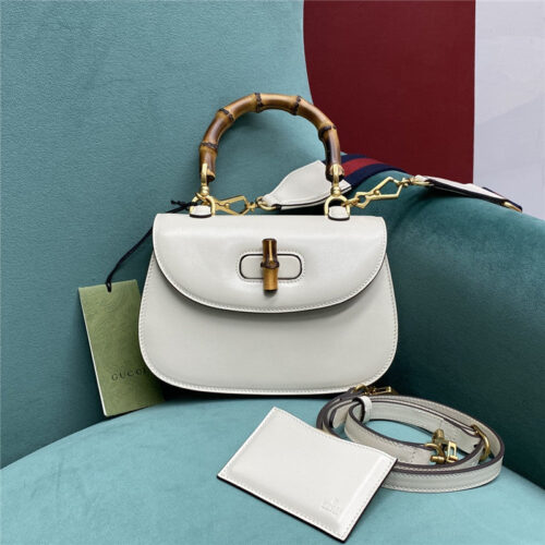High Quality Luxury Gucci Bamboo 1947 Jumbo Small Top Handle Bag – Style 03230