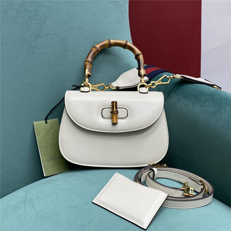 High Quality Luxury Gucci Bamboo 1947 Jumbo Small Top Handle Bag – Style 03230