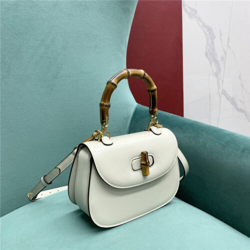 High Quality Luxury Gucci Bamboo 1947 Jumbo Small Top Handle Bag – Style 03230 product detail
