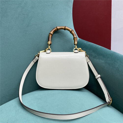 High Quality Luxury Gucci Bamboo 1947 Jumbo Small Top Handle Bag – Style 03230 alternate view