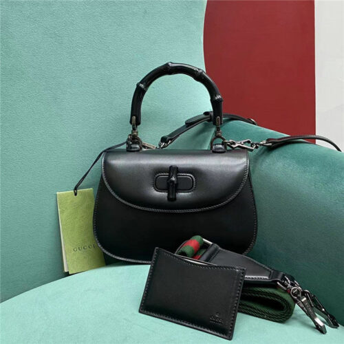High Quality Luxury Gucci Bamboo 1947 Jumbo Small Top Handle Bag