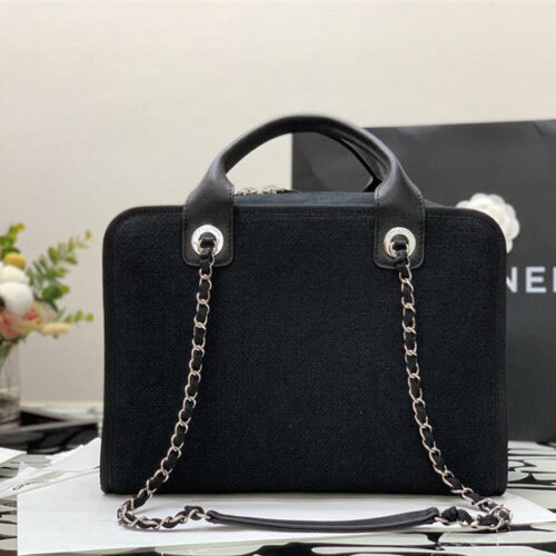 High Quality Luxury Chanel Bowling Bag Pillow Bag alternate view