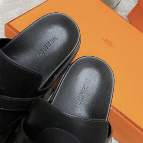 High Quality Luxury Hermes Kelly Buckle Slippers – Style 63043 product detail