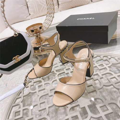 High Quality Luxury Chanel Classic Chunky Heels product detail