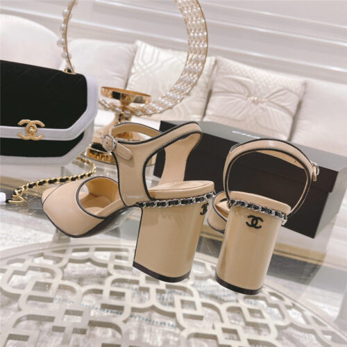 High Quality Luxury Chanel Classic Chunky Heels product detail