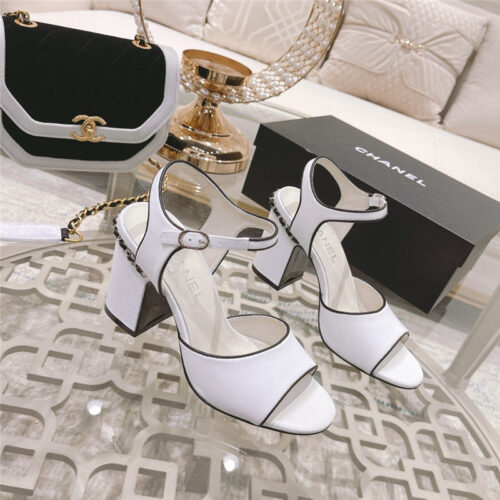 High Quality Luxury Chanel Classic Chunky Heels – Style 41542