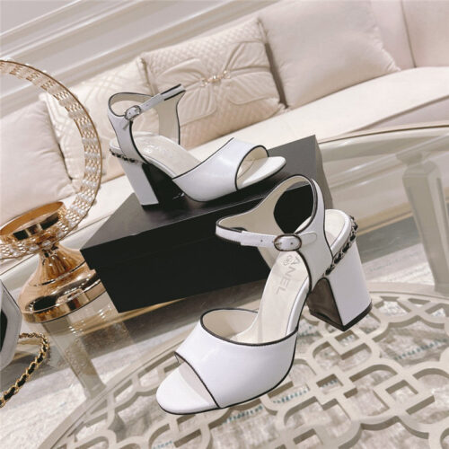 High Quality Luxury Chanel Classic Chunky Heels – Style 41542 product detail