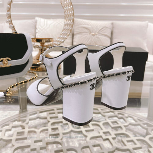 High Quality Luxury Chanel Classic Chunky Heels – Style 41542 product detail